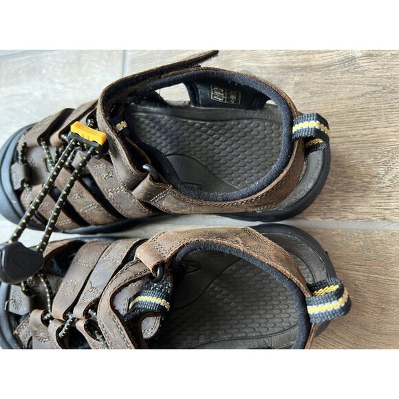 Keen Boys Brown Newport H2 Waterproof Sandals Sz 3 - Picture 5 of 9